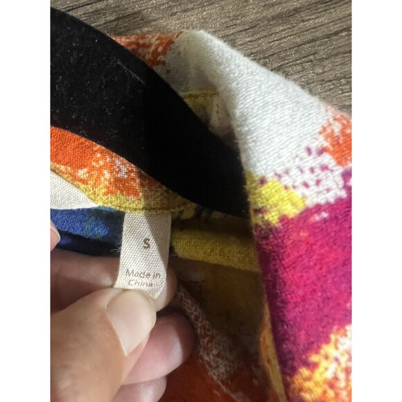 Soft Surroundings Women’s Painters Palette Gauze Brushstroke Top Small - Picture 4 of 12